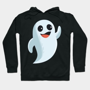 funny cute lovely ghost - Halloween costume Hoodie